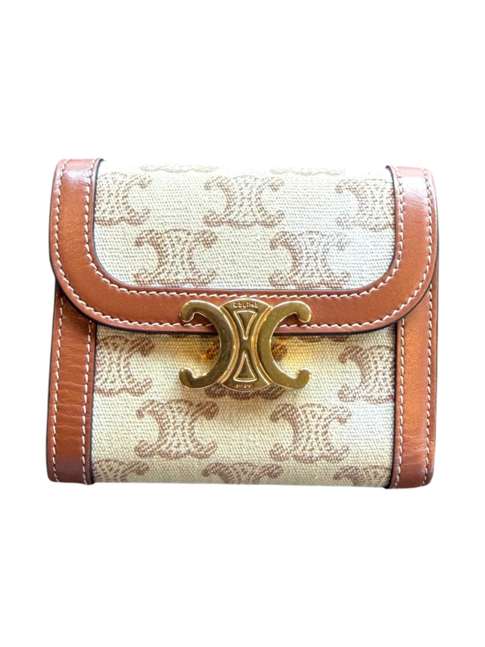 Celine Triomphe Small Flap Wallet - Picture 1 of 8